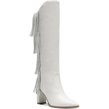 

INC Womens Yomesa Fringe Pointed toe Knee-High Boots