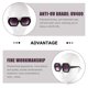 thumbnail image 5 of 1 par de gafas de sol Polygon Gafas de sol Chic Gafas hermosas gafas útiles, 5 of 6