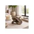 thumbnail image 5 of Rounded Knot for Home and Bathroom Decor - Marble Sculpture for Living Room, Office Desk or Shelf Styling - Modern Stone Decorative Ornament for Coffee Tables and Room Accent - 9", Gray, 5 of 12