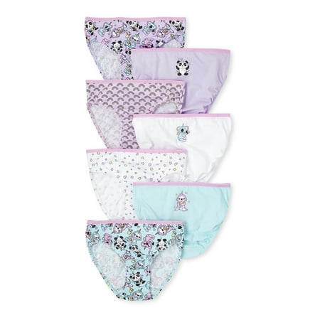 The Children's Place Girls Underwear, 7 Pack Brief Panties, Sizes 4-14