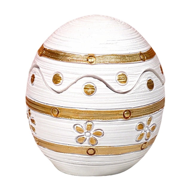Resin Easter Egg Candle Holder Aroma Candle Stand Home Table Fireplace Decor