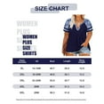 thumbnail image 2 of CASSIE LIZ Plus Size Womens Tops 4X Summer Tie Dye Shirts Blue V Neck Fashion Short Sleeve Tee Loose Fit Raglan Tunics Spring Blouses Casual Pullovers 4XL 24W 26W, 2 of 6