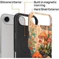 thumbnail image 7 of Magnetic Phone Case for iPhone 17 Air, Compatible with MagSafe, Durable 2 Layers Full Covered Shockproof Protective Cover-Whimsical Mushroom Case forest, 7 of 7