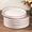 Dusted White-Coffee Rim, variant on Salad Plates,8.0 inch ceramic plates,Ceramic Salad Plates Set of 6,Modern Shape Dinnerware Dishes Set for Kitchen, Microwave & Dishwasher & Oven Safe,Matte Black with coffee rim