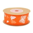 thumbnail image 2 of GUOOL 10 Meters Butterfly Printed Chiffon Ribbon Sewing Embellishment Orange, 2 of 7