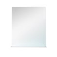 thumbnail image 1 of Espejo Blanco con Repisa para Baño ALTEREGO DESIGN Soporte de Madera Industrial, 1 of 3