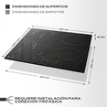 thumbnail image 2 of FLINE | Parrilla de Inducción Magnética Empotrable 4 Quemadores 4500W 110v | Belfast 4, 2 of 8
