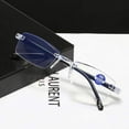 thumbnail image 4 of Dragonus Blue Light Blocking Glasses Unisex Lightweight Rimless Rectangle Computer Glasses Anti-Fatigue, 4 of 8