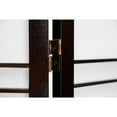 thumbnail image 5 of Legacy Decor Double Cross Shoji Screen 4 Panel Room Divider, 71" Tall, Espresso, 5 of 5