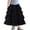 Black-b, variant on Big Girls Polka Dot Tulle Maxi Skirt, Spring Autumn Irregular Ruffle Tiered Cake Tutu Skirt Korean Long Half Skirt White-d 13-14 Years