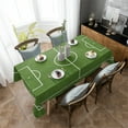 thumbnail image 5 of Soccer Balls Football Field Table Cloth Waterproof Dining Tablecloth Kitchen Decorative Coffee Cuisine Party Table Cover, 5 of 7