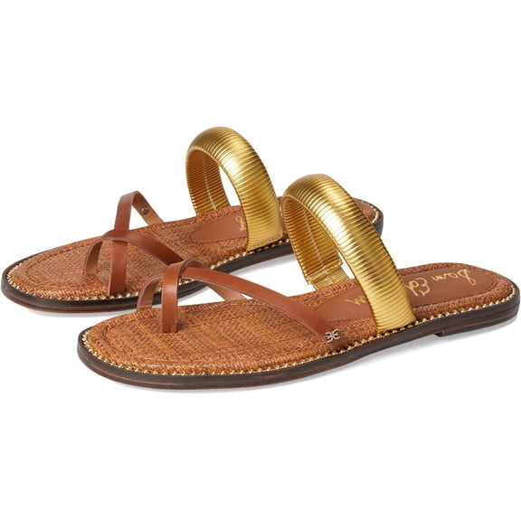 Sam Edelman Women's Tillie Strappy Slide Sandal Cognac 6M