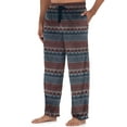 thumbnail image 2 of George Men's Fleece Plaid Sleep Pants, 2 of 4