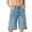 Blue, variant on SRZYMJ Beach Outfit Jean Shorts Ladies Women's Denim Shorts Summer Casual Straight Leg Embroidered Distressed Design for Daily Wear and Jogging Outfits with Tops Heels Sneakers Comfort Fit