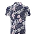 thumbnail image 6 of Antqov Mens T Shirts, Fashion Print Short Sleeve Lapel Button Up Pullover Mesh Breathable Tops Loose Workout Shirts, Summer Beach Trendy Comfy Casual Sporty Hawaiian Shirts, S-5XL, 6 of 6