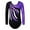 A Black Purple, variant on Girls Embroidery Gymnastics Leotard Long Sleeve Purple Ballet Dance Clothes