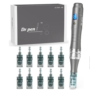 Dr.-Pen Electric M8 Dermapen Pen, Wireless Tool Auto Pen Care Tool Derma  with Skin Care 7x16pin, 5x36pin Cartridges