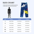thumbnail image 4 of Fotbe Cartoon Shark Pantalones de Pijama para Hombre, Pantalones de Dormir, Pantalones de Casa con Cintura Ajustable y Bolsillos-3X-Large, 4 of 6