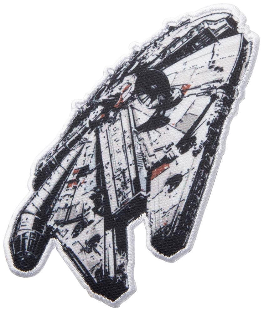 Star Wars Millennium Falcon Mini Embroidered Patch 1.5 inch 