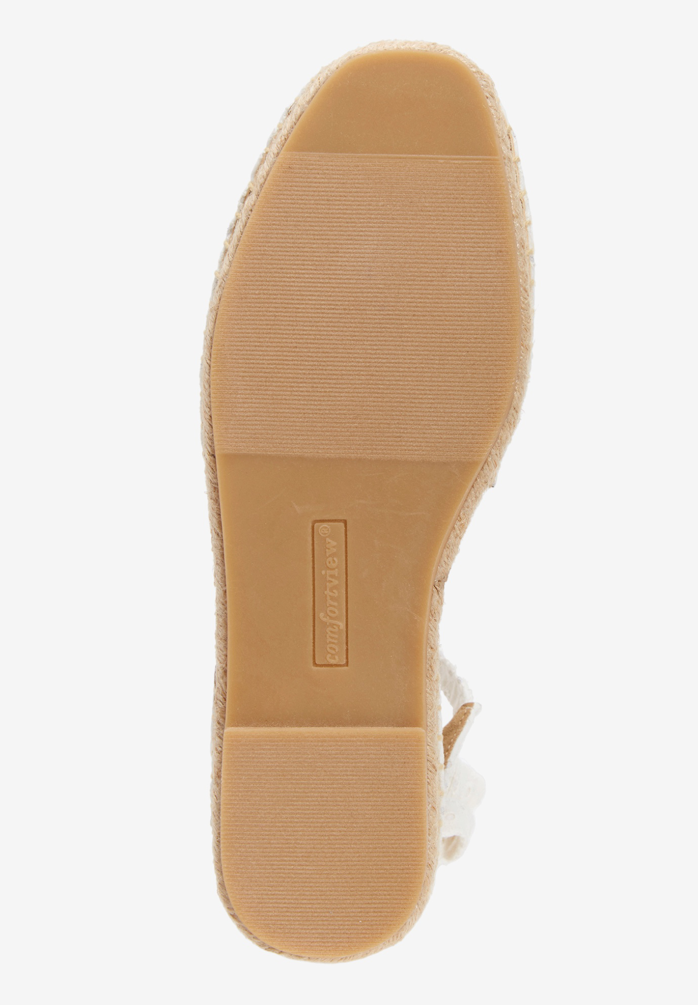 Comfortview Women's Wide Width The Shayla Flat Espadrille Shoes - image 4 of 7