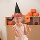 thumbnail image 4 of Decoraciones de Halloween Fiesta de Halloween Sombrero de bruja Cubierta de cara de encaje Sombrero de bruja de mago Sombrero de tafetán de poliéster Sombrero de bruja de encaje de disfraz, 4 of 6