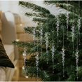 thumbnail image 5 of Goujian 12 Pcs Christmas Decoration Crystal Ornaments,Hanging Christmas Icicle Drop Ornaments,Clear Christmas Tree Ornaments for Xmas Home Decor, 5 of 5