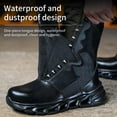 thumbnail image 3 of Steel Toe Boots for Men Indestructible Non Slip Comfortable Work Boot Safety Construction Shoes, 3 of 11