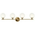 thumbnail image 3 of 55173CPZ Kichler Lighting Benno - 20W 4 LED Bath Vanity In Industrial Style-8.75 Inches Tall and 34 Inches Wide-Champagne Bronze Finish, 3 of 5