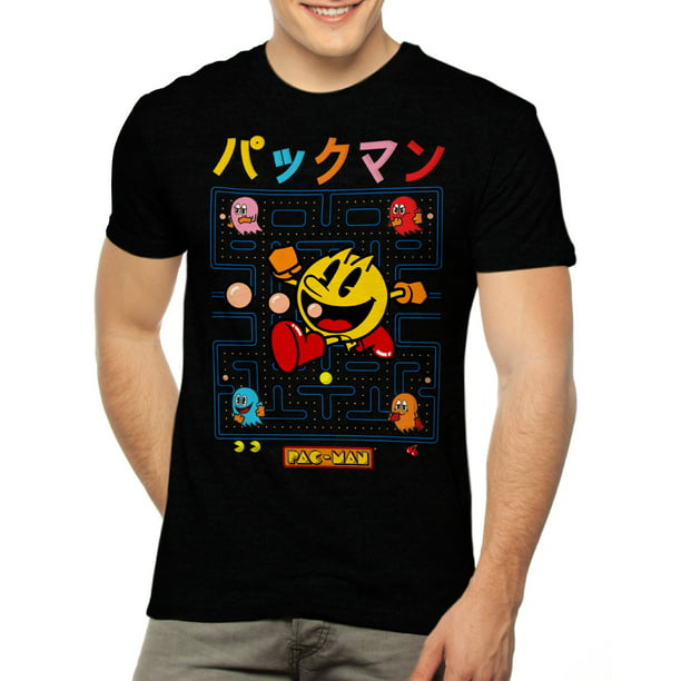 Gaming - Pacman Men's Squad Graphic Tee - Walmart.com - Walmart.com