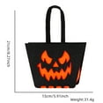 thumbnail image 3 of Halloween Trick or Treat Basket​ Handmade Candy Bags with 3D Plush Halloween Characters for Halloween Trick or Treat Grocery Shopping Party 2PC, 3 of 6