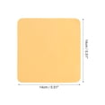thumbnail image 5 of Unique Bargains 10 Pcs Reusable Glasses Cleaning Cloth for Glasses 5.51"x5.51" Yellow, 5 of 5