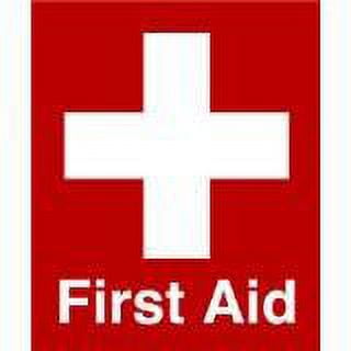 Custom Wall Decal First Aid Picture Art - Living Room Peel & Stick Sticker - Vinyl Wall Decal