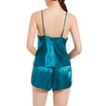 thumbnail image 3 of Besolor Womens Silk Satin Cami Pajamas Sleepwear Casual Spaghetti Strap Camisole and Shorts Sets Nightwear Pjs, 3 of 3
