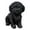 Black, variant on Dog Figurine Statue Resin Sculpture Ornament for Home Tabletop Living Room Decoration - Black