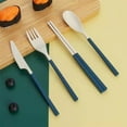 thumbnail image 3 of Reusable Travel Utensils with Case Portable Cutlery Set With Detachable Spoons Forks Chopsticks And Student Gifts, 3 of 6