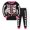 style-03 Black, variant on Gubotare Kids Pajama Set Glow in The Dark - Boys & Girls 3D Fluorescent Print PJs, Soft Long Sleeve Nightwear with Glowing Patterns, Matching 2-Piece Sleepwear Size 3T 4T (Dark Blue,3-4 Years)