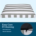 thumbnail image 5 of PETMAKER 36in Water-Resistant Dog Bed with Removable Washable Cover (Gray), 5 of 11