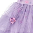 thumbnail image 4 of DISNEY Girls Lavender Tutu Flower Dress - Encanto Isabela Costume Dress Lilac- Sizes XS-XL, 4 of 6