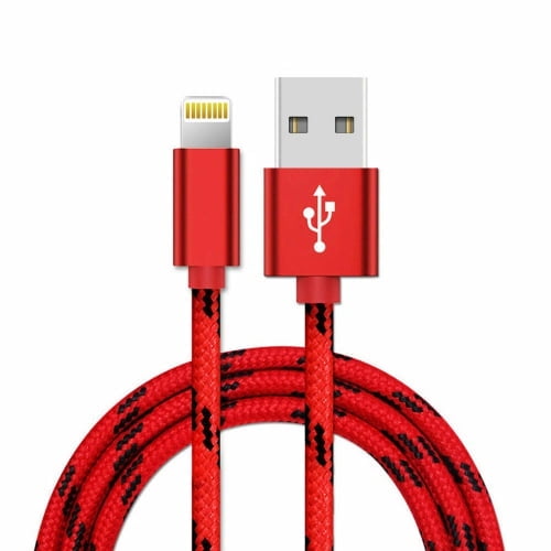 Câble de Charge Lightning 3 Pieds pour Apple iPhone 14/13/12/11/TP/XR/X/8/7/6/5 iPad