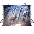 thumbnail image 1 of XDDJA Polyester Fabric 7x5ft Magical Forest Deer Photography Backdrop Photo Props Room Mural, 1 of 2