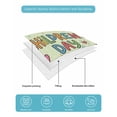 thumbnail image 5 of Quilts Twin Size Bedding Set, Sage Green Children's Day Lightweight Quilted Comforter, Car Tree Stars Modern Abstract Art Soft Bedspread Coverlet with Pillow Covers for All Season, 68" x 86", 5 of 7