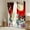 Red Green White Blue, variant on Christmas Tree Blackout Curtains for Bedroom Xmas Lights Curtains for Living Room 2 Panels 38"Wx54"L