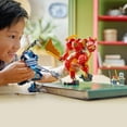 thumbnail image 2 of LEGO NINJAGO Kai’s Elemental Fire Mech Action Figure, Mini Ninja Toy for Kids with Customizable Red Ninja Figure plus Kai and Zane Minifigures, Adventure Set for Boys and Girls Ages 7 and Up, 71808, 2 of 6