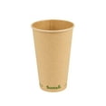 thumbnail image 5 of Sustain 16 oz Kraft Paper Coffee Cup - PLA Lining, Compostable, Single Wall - 3 1/2" x 3 1/2" x 5 1/2" - 50 count box, 5 of 11