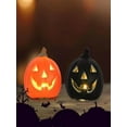 thumbnail image 5 of Halloween Decoration Lighted Pumpkin Decorations, Ghost Face Pumpkin Lantern, Halloween Decorations Classic Plastic Pumpkin Statue Light Up Pumpkin, Halloween Decorations Indoor Outdoor, 5 of 8