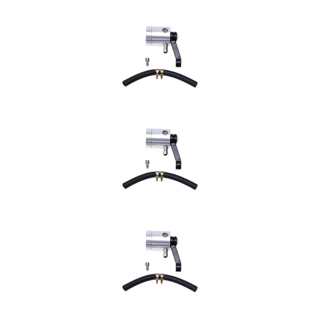 Kenally Depósito De Líquido Para Juego De Aerógrafos - Embragues Convenientes Y Duraderos Líquido De Aceite Universal Plata Type1 NO1