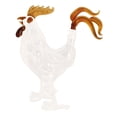 thumbnail image 4 of de vino de gallo del zodiaco úca, decoración sopda a mano, de vino, decantador de whisky para Navidad Soledad Decantador de whisky, 4 of 8