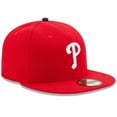 thumbnail image 3 of Men's New Era Red Philadelphia Phillies Game Authentic Collection On-Field 59FIFTY Fitted Hat, 3 of 6