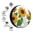thumbnail image 4 of Logiee Plump Sunflower And Sketch Print Spare Tire Cover, Universal Wheel Protectors,Waterproof Dust-Proof UV Sun Wheel Tire Cover,Fit for SUV, RV, Travel Trailer, Truck-14 inch, 4 of 6