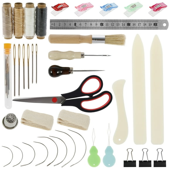 Bookbinding Tools Set Versatile Book Binding Kits Useful Paper Folding Tool Portable Book Binding Starter Tools Quality Hand Book Binding Starter Tools Set for Crafts